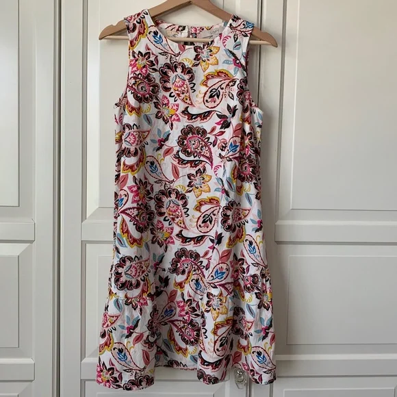 LOFT | Dresses | Loft Paisley Linen Dress | Poshmark